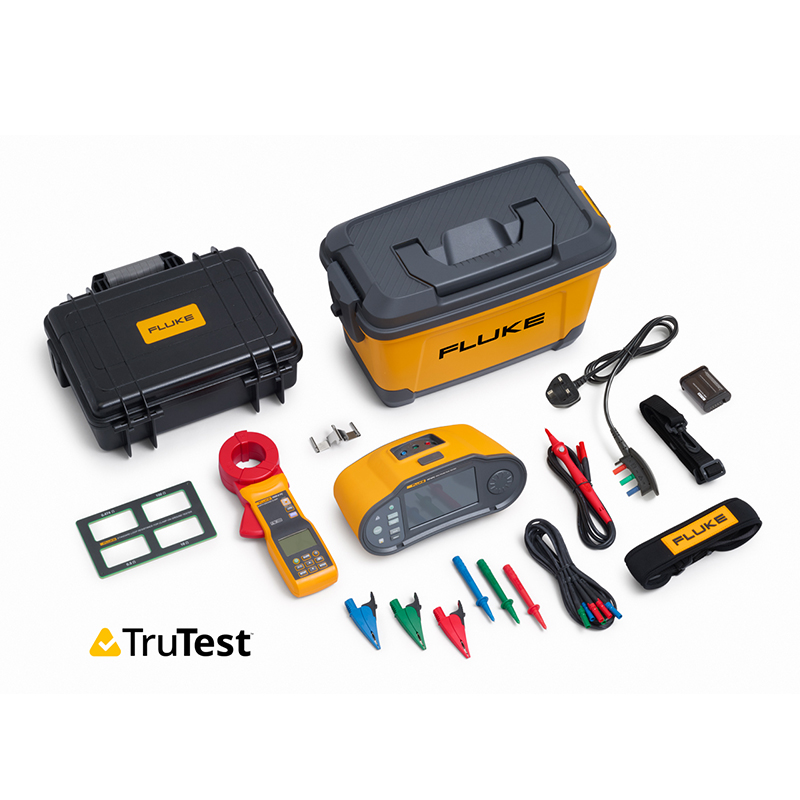 Fluke 1674 Multifunction Tester, 1630 Clamp Meter & TruTest Kit