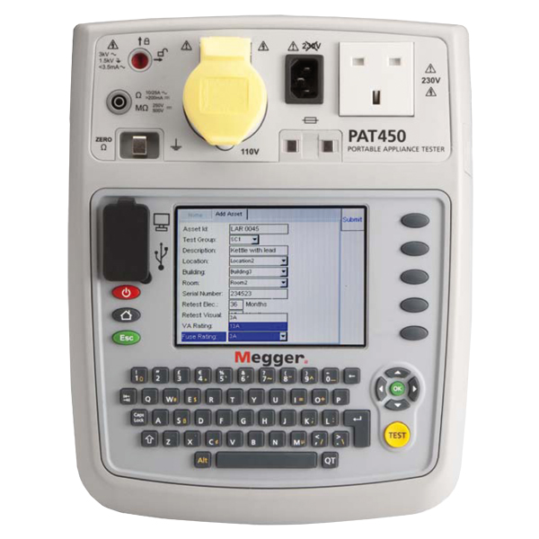 Megger PAT450 Portable Appliance Tester 