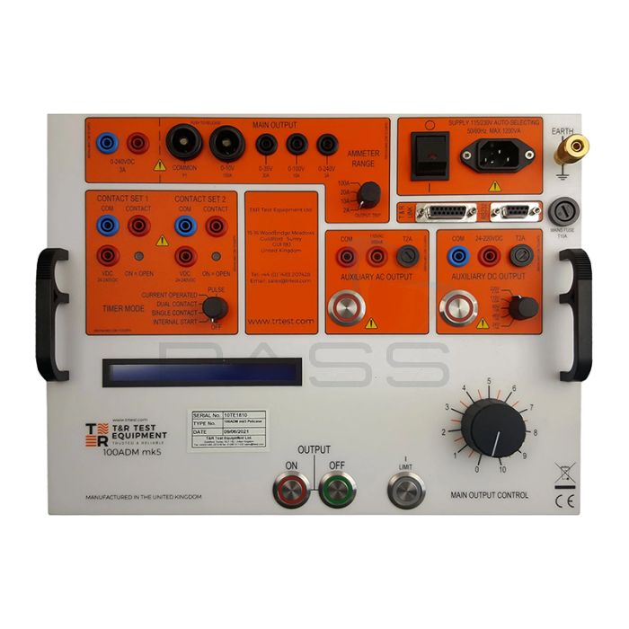 T&R 100ADM 100A Digital Secondary Current Injection Test Set 