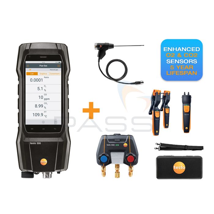 Testo 300+ Smart Heat Pump Kit