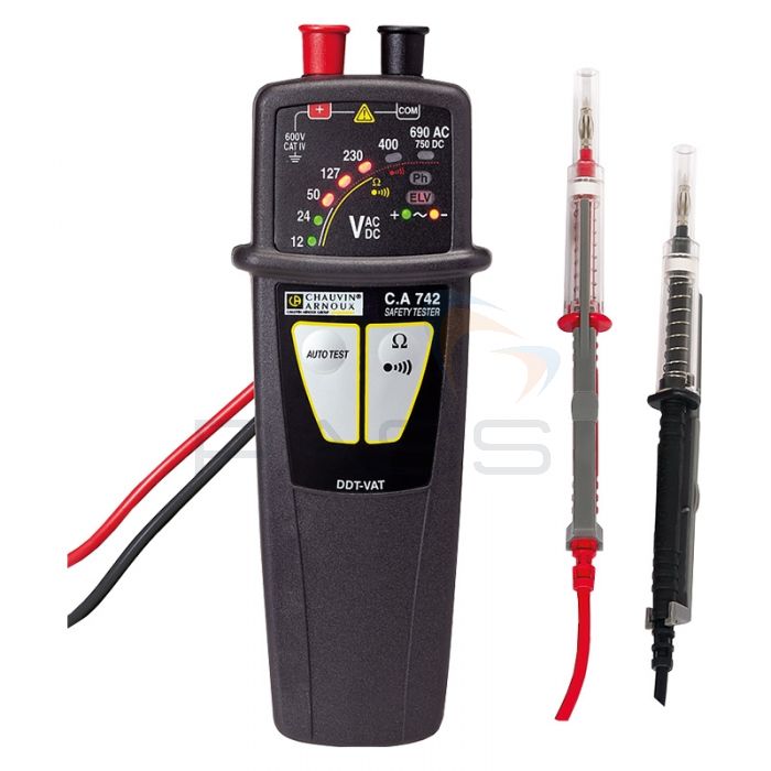 Chauvin Arnoux CA742 IP2X Voltage Absence Tester