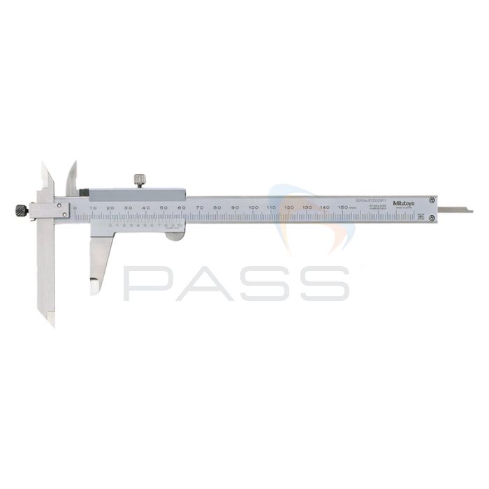 Mitutoyo Series 536 Vernier Offset Jaw Caliper: 0-300mm (Grad: 0.05mm)