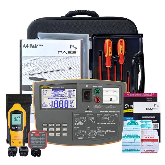 Fluke 6200-2 PAT Tester - Professional Kit (Bundle 2) all items