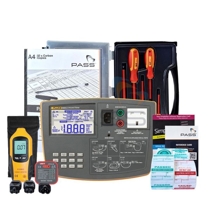 Fluke 6200-2 PAT Tester - Professional Kit (Bundle 2) 