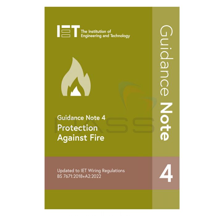IET Guidance Note 4: Protection Against Fire, 9th Edition