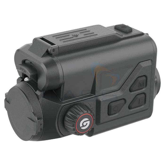 Guide TB Series Clip-on Thermal Imaging Attachment with the lens cap closed