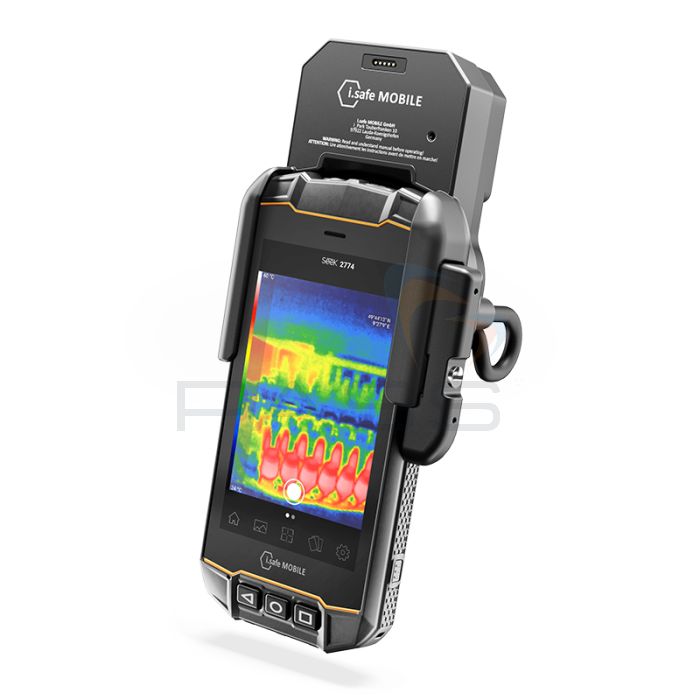 Exloc IS-TC1A ATEX Certified Thermal Camera Module - on Smartphone 