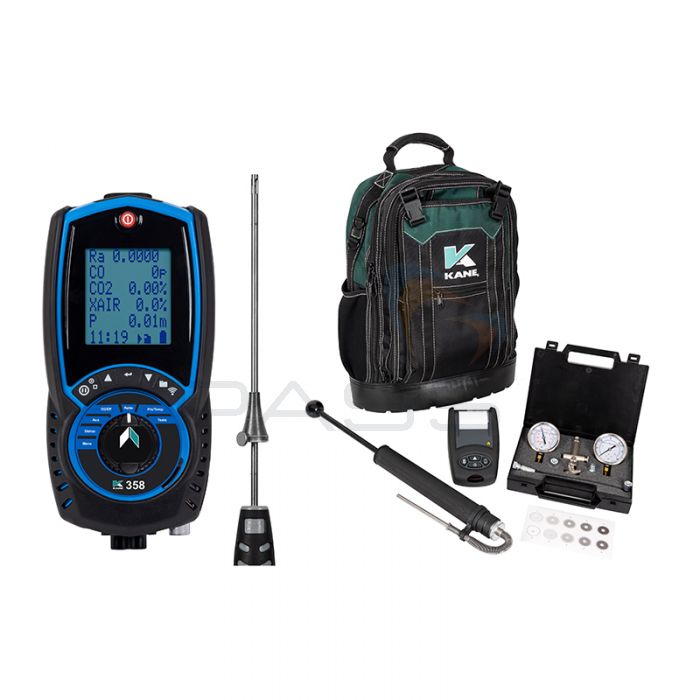 Kane 358 Flue Gas Analyser Oil Kit Bluetooth Option 8191