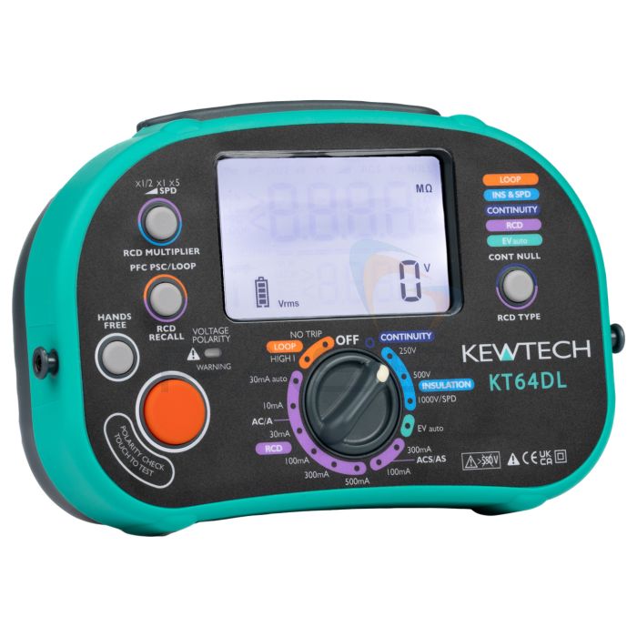 Kewtech KT64DL Multifunction Tester