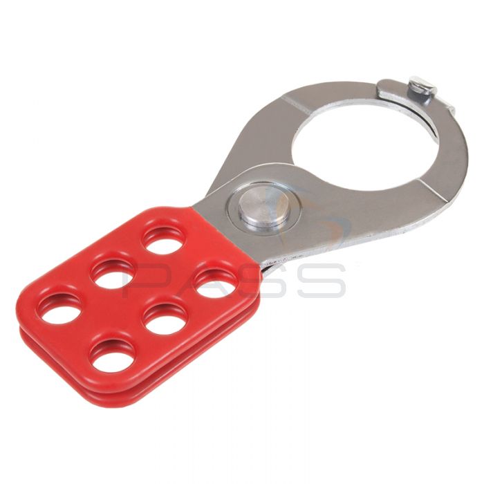 Double Locking Vinyl Coated Padlock Hasp