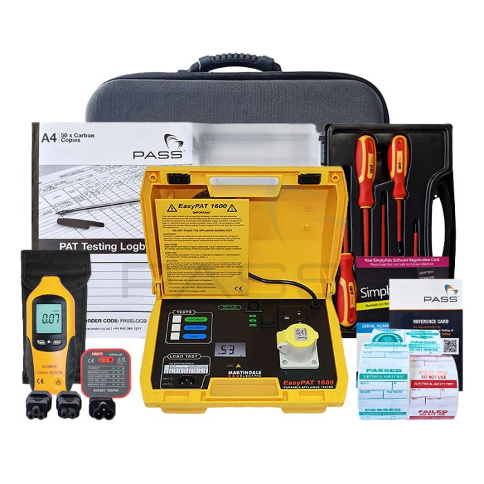 Martindale EasyPAT 1600 PAT Tester - Professional Kit (Bundle 2)