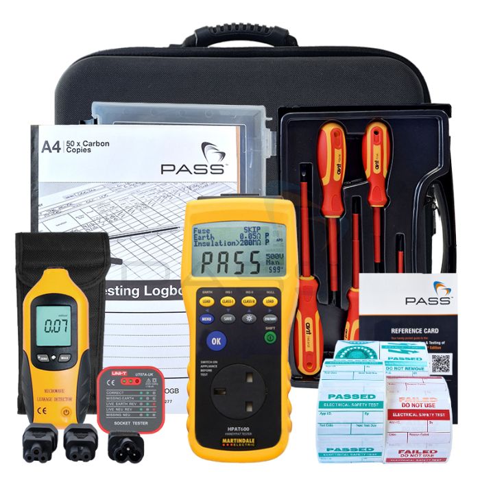 Martindale HPAT600/2 PAT Tester - Essentials Kit (Bundle 1)