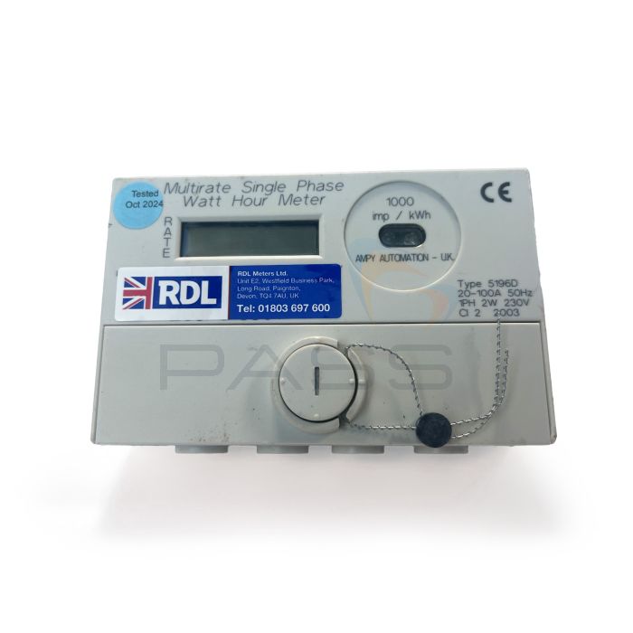 RDL MHC-4F 100A Single Phase Meter w/ Electro-Mechanical Display (Reconditioned)