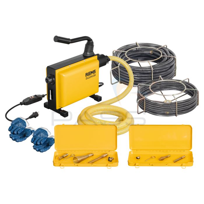 REMS Cobra 22 Electric Pipe and Drain Cleaning Machine kit