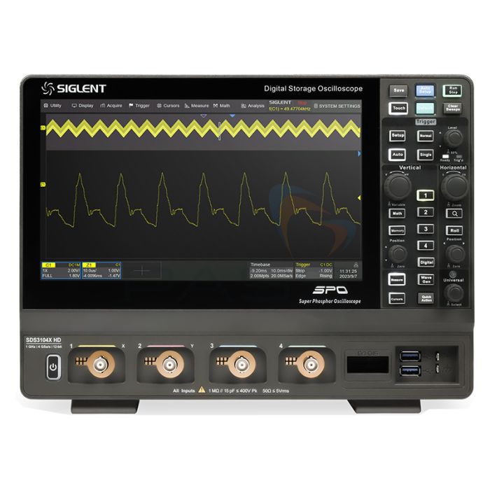 Siglent SDS3000X HD Series High Definition Oscilloscope front view