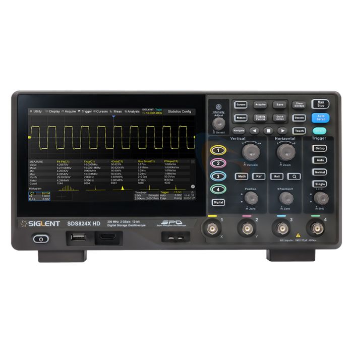 Siglent SDS8000X HD Series High Definition Oscilloscope front view