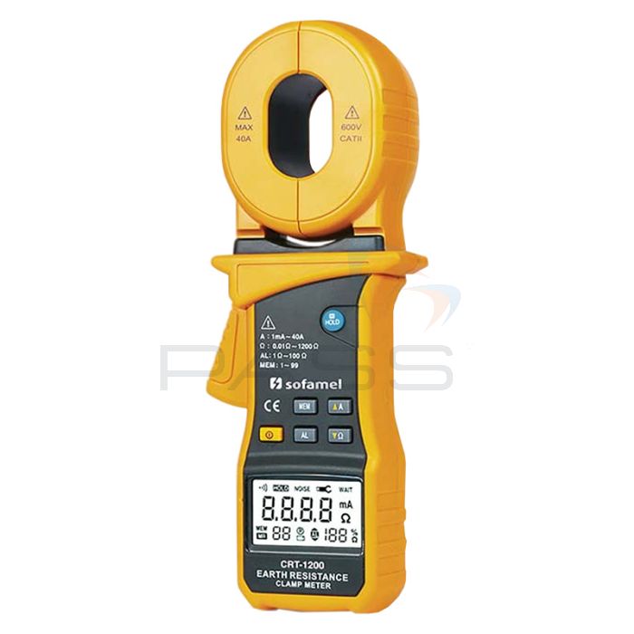 Sofamel CRT-1200 Clamp Earth Resistance Tester - Optical & Acoustic