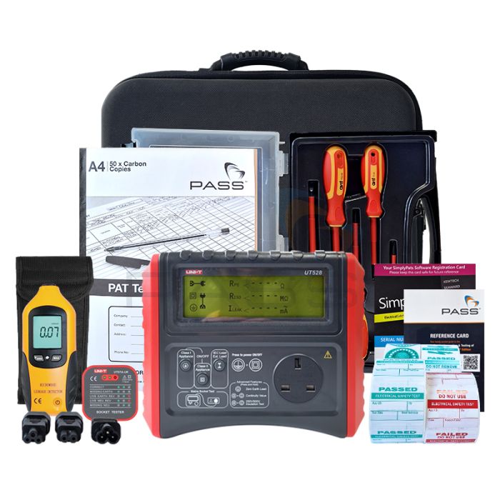 UNI-T UT528 PAT Tester - Professional Kit (Bundle 2) & accessories