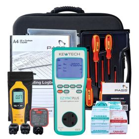 Kewtech EZYPAT-PLUS PAT Tester – PAT Essentials Kit (Bundle 1)