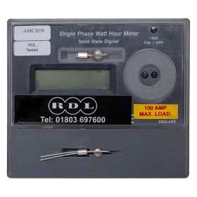 RDL MHC-4F 100A Single Phase Meter w/ Electro-Mechanical Display (Reconditioned)