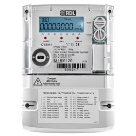 RDL-DTS541-100 100A Three Phase Direct Connection Electronic Meter