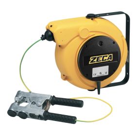 Zeca 4106/723 Earth Grounding Cable Reel With Explosion-proof Clamp, 13+1m - 1x6mm²