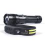 Extendable Flash Light & LED Head Torch