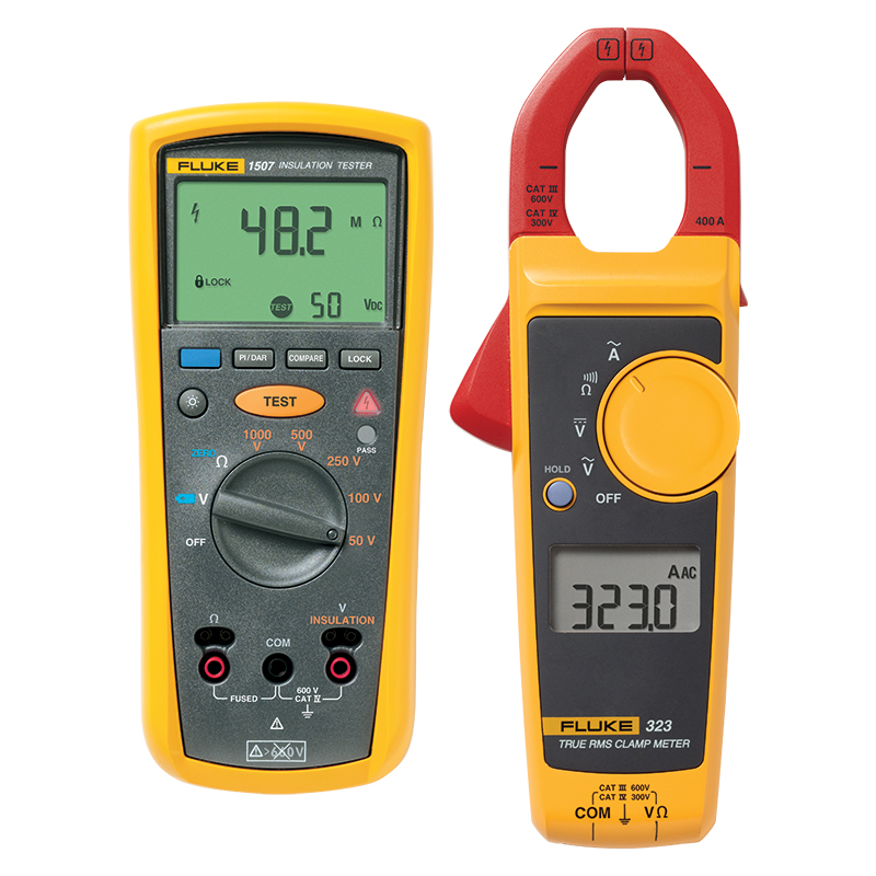 *Last Stock* Fluke 1507/323 Insulation Tester and Clamp Meter Kit / UK ...