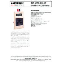 Martindale TEK300 20mA Loop Calibrator