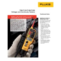 Fluke T150 Voltage/Continuity Tester with LCD readout & resistance