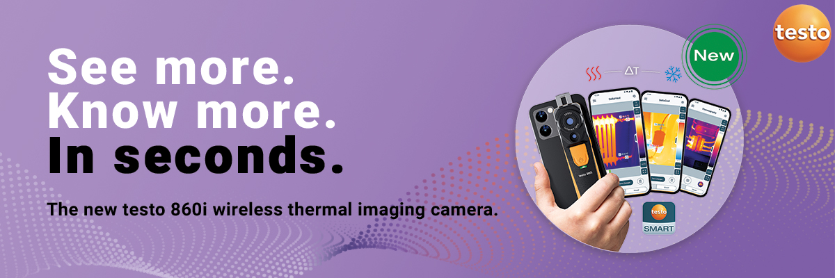 Testo 860i Wireless Thermal Imaging Camera Banner