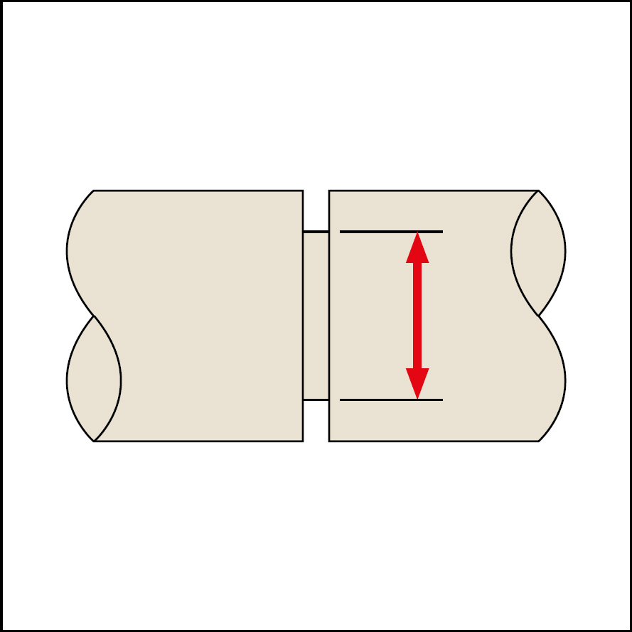 Mitutoyo series 573 blade caliper digimatic example.