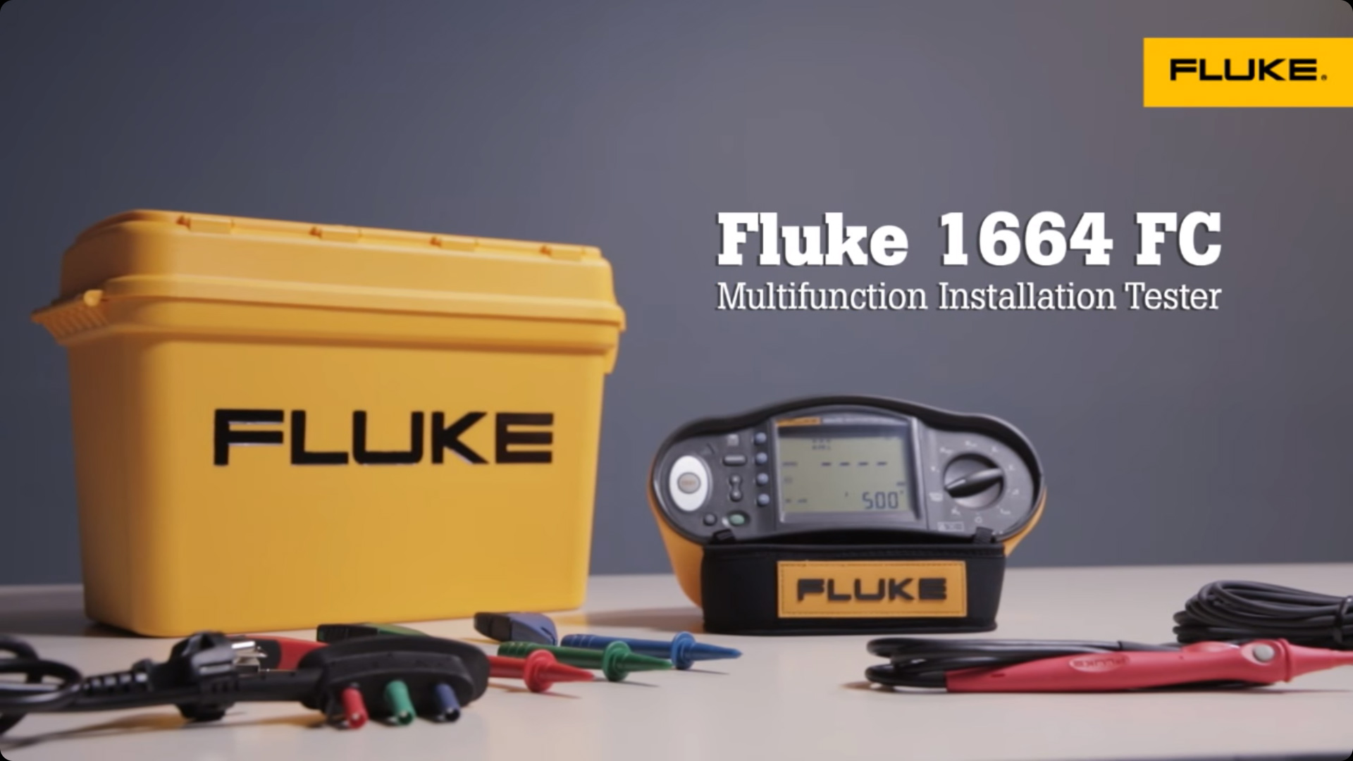 Fluke 1663 Multifunction Tester full kit.