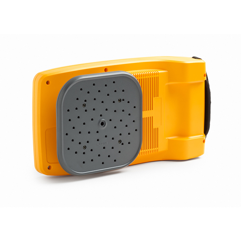 Fluke ii500 Acoustic Imager - Back, Angled, showing off the array of microphones