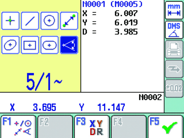 Mitutoyo Series 264 QM-Data200 2D Data Processing Unit Coloured LCD with backlight.