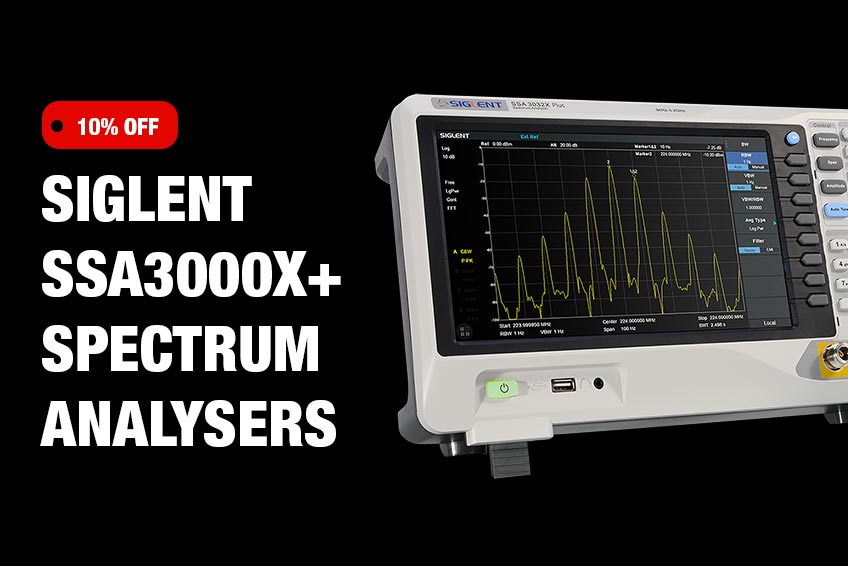 Siglent SSA3000X+ Spectrum Analysers