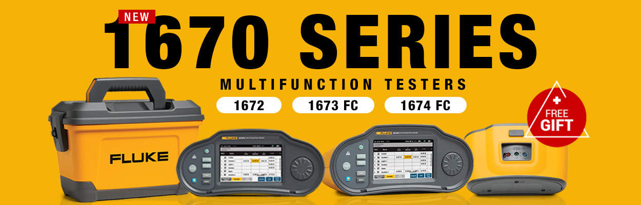 NEW Fluke 1670 Series Mutifunction Testers