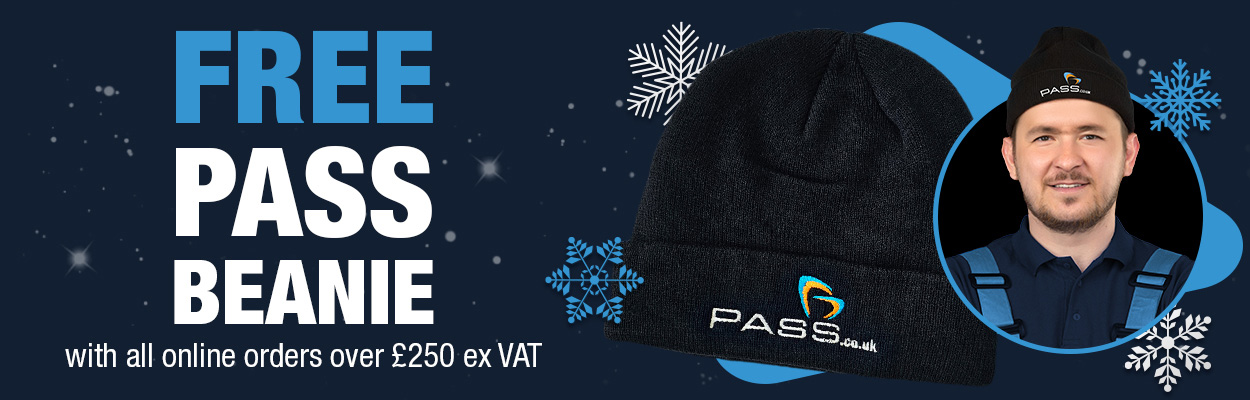 Free Beanie Hat (£250+ Ex VAT)