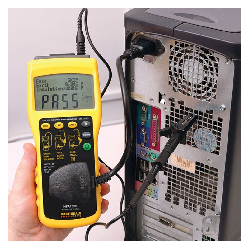 Martindale HPAT500/2 PAT Tester in Use