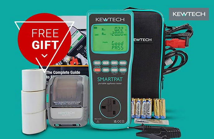 Kewtech SmartPAT with Free Printer & Kit