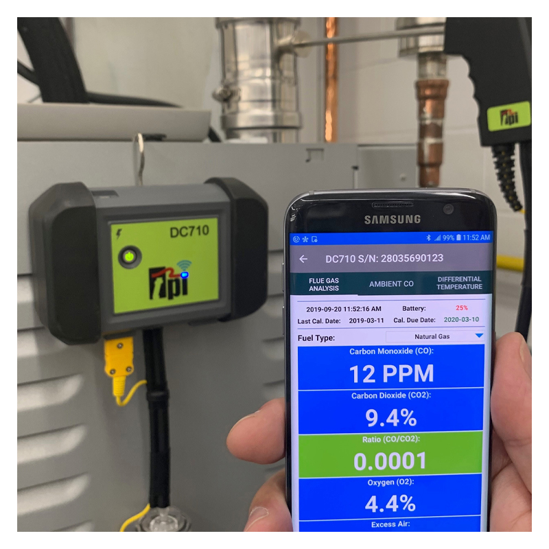 TPI DC710C2 Smart Combustion Flue Gas Analyser